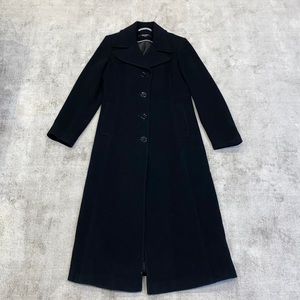 DKNY black blend long Coat